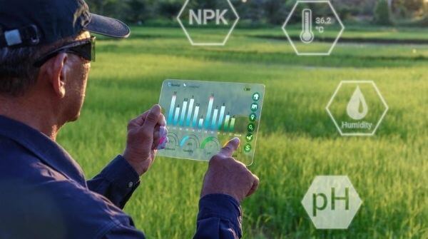 The image briefly explain career as artificial Intelligence developer in Agriculture Sector which may lead advanced technical innovations in agricultural field.