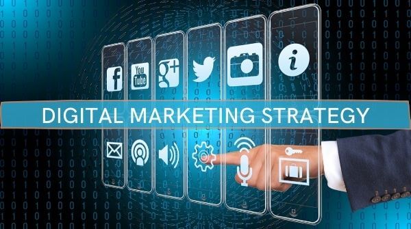The images shows digital marketing strategy which an essential part to understand before starting your digital marketing career.