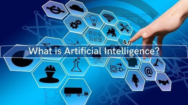 This image explains what AI is all about pens down its goals and also constituents.