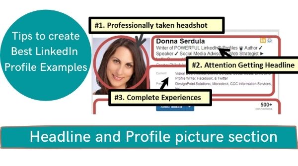 How to make an attractive Header ( Profile pic and Headline section) for your LinkedIn profile which can make it stand out.