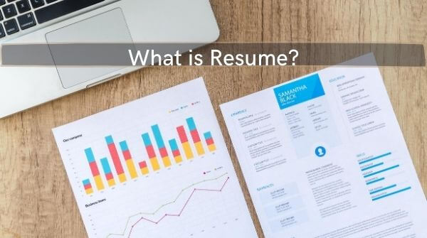 The image shown here states what is resume and for which purpose is resume required?
