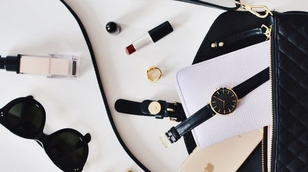 Things to use for an interview day. They complete interview dress code for female. Essentials like bag, watch, glasses, etc.