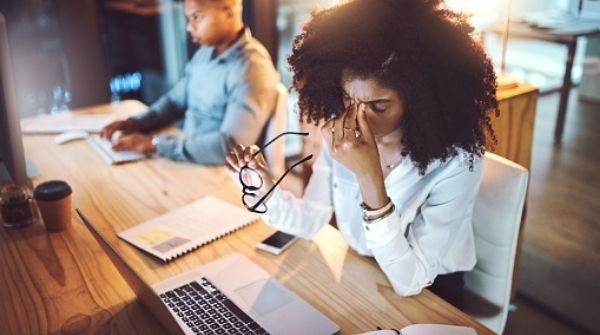 Always take a break from the work to avoid tiredness. Try to put some cooling pads.