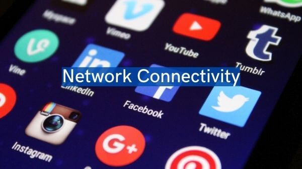 About type of network connectivity offered in smartphone.