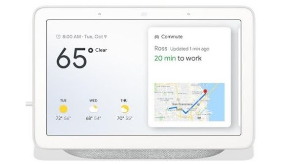 Google Home has a nest hub too. And this displays your pictures as well. So, it is a win win situation.
