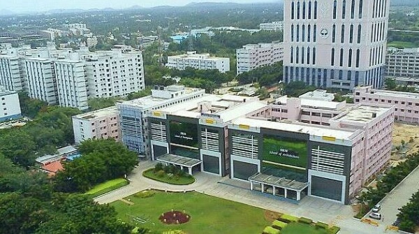 SRM private college for B.Pharm course.