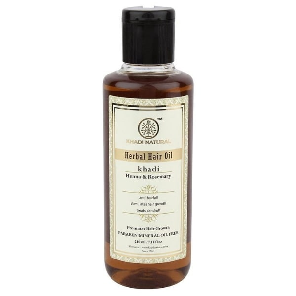Khadi Natural Henna and Rosemary Herbal oil