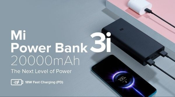 Mi Power Bank 3i 20000mAh with Triple Output and Dual Input Port